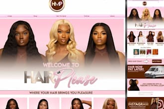 hair extension website beauty hair extension shopify hair extension website