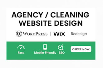 build agency framer website cleaning shopwired wix design redesign agency site