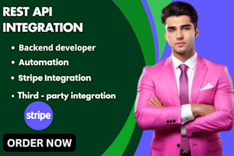 rest api integration payment custom flight hotels, car activities fast API