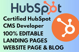 develop custom 3dcart shift4shop shopee hubspot ekm landing page website design