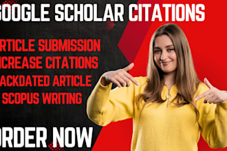 increase google scholar citations and backdated article in peer review journal