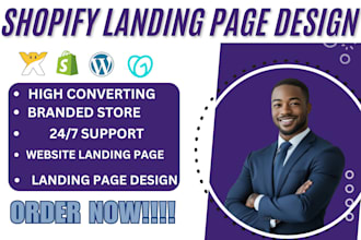 design shopify product landing page by pagefly or gempages