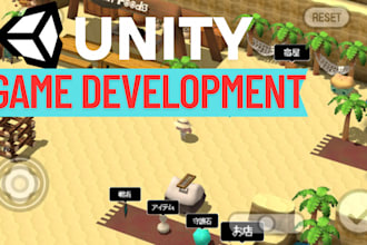 develop 3d unity multiplayer game metaverse, rpg maker game prototype for pc