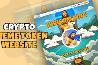 design crypto meme token website