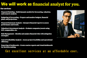 do financial modeling and analysis