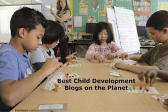 write parenting, education and child development blog posts