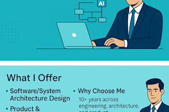 provide architecture, system design product analysis and strategy services
