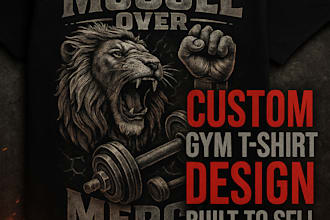 design elite power gym tshirt art that commands sales