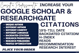 increase your citation on google scholar, backdated, article, research, journals
