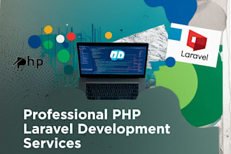 create a a website with PHP laravel