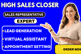 high ticket sales closer  telemarketing expert b2b lead generation cold calling