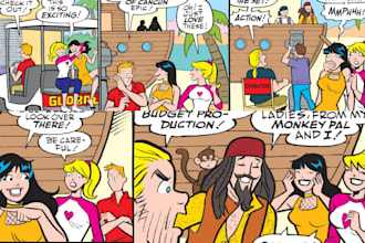 draw a high quality graphic novel comic book page comic storyboard anime nsfw