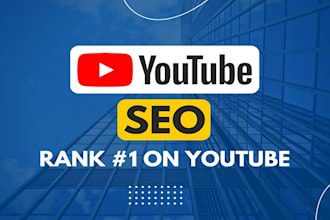 be your youtube SEO expert for video channel ranking as growth manager