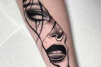 do sleeve tattoo design, tattoo cover up, realistic tattoo