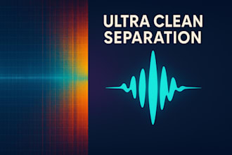 isolate, separate vocals, instrumentals using state of the art technology