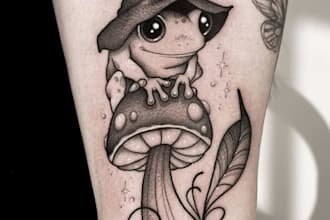 custom drawing your traditional or old school tattoo design