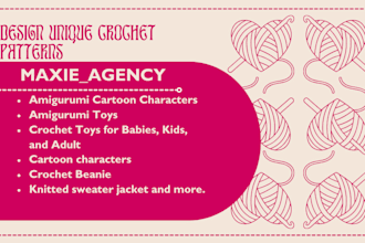 make crochet pattern for etsy shop amigurumi