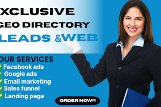 design professional geo directory website geolocation website
