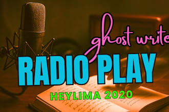 ghostwrite cinematic radioplay scripts for any genre