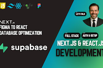 be your nextjs and supabase fullstack developer