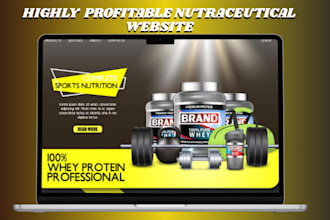design a nutraceutical, supplement, sarms nootropic website