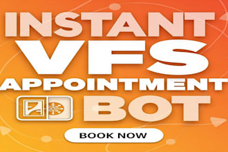 dev vfs bot, telegram bot, notify bot, booking bot, appointment bot, scheduling
