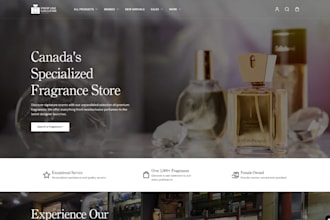 design dynamic perfume shopify store unisex fragrance store perfume oil website