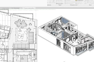 do architecture sketchup, 3d and 2d design, interior design in revit and autocad