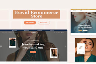 setup ecwid store ecwid website design redesign and design ecommerce ecwid store