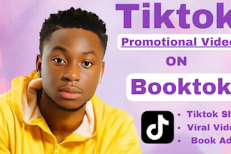 help you do tik tok video ads promotional video ads on booktok book promotion ad