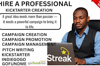 create and promote your kickstarter campaign within 24 hrs