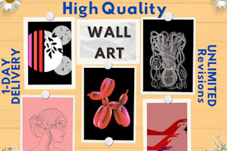 design custom aesthetic wall art posters and canvas prints