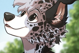 draw your furry art, fursona or your anthro character make furry sticker or nsfw