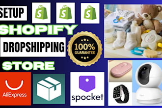 build automated shopify dropshipping store via autods dsers spocket sellvia