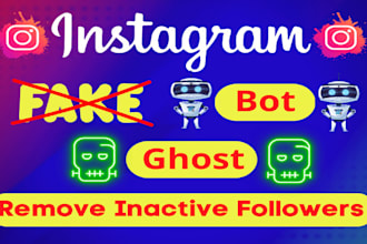 remove fake, ghost, bot followers from instagram, facebook, twitter