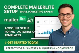setup mailerlite automation  landing page email newsletter templates campaign