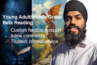 beta read your middle grade fiction novel
