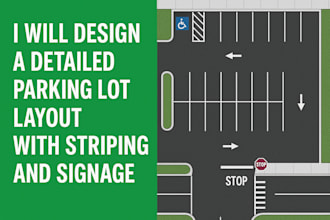 design parking lot layout with striping and signage rv plan for park site plan