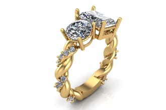 do custom jewelry cad design for 3d printing and rendering