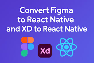convert figma to react native and xd to react native