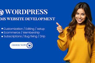 develop wordpress lms website  and learndarsh lms