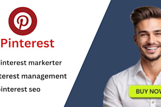 be your pinterest marketing expert to grow, manage, and boost your brand