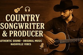be your most talented country singer, vocalist songwriter, music producers