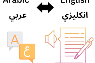 do fluent arabic to english or english to arabic manual translation