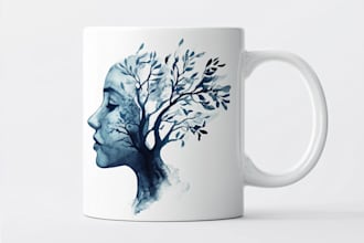draw creative mug and cup designs