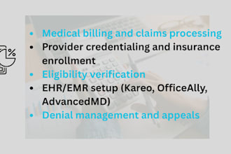 provide expert medical billing, credentialing, and revenue cycle support