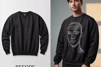 create realistic ai product mockups, ai fashion model for clothing