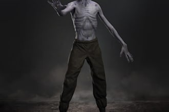 create a semi realistic 3d character for games or animation