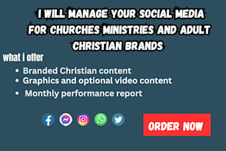 manage your social media for churches ministries and adult christian brands