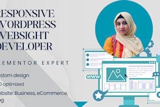create design and customize wordpress website or rebuild it completely